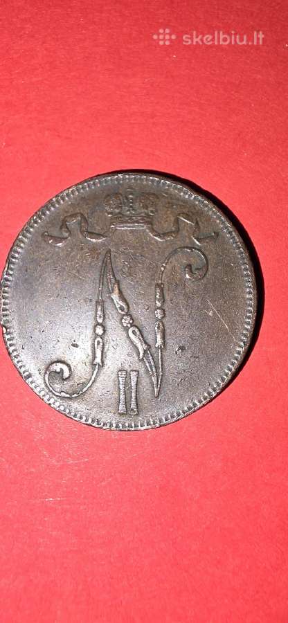 Suomija 5 pensai 1901 - nuotraukos Nr. 2
