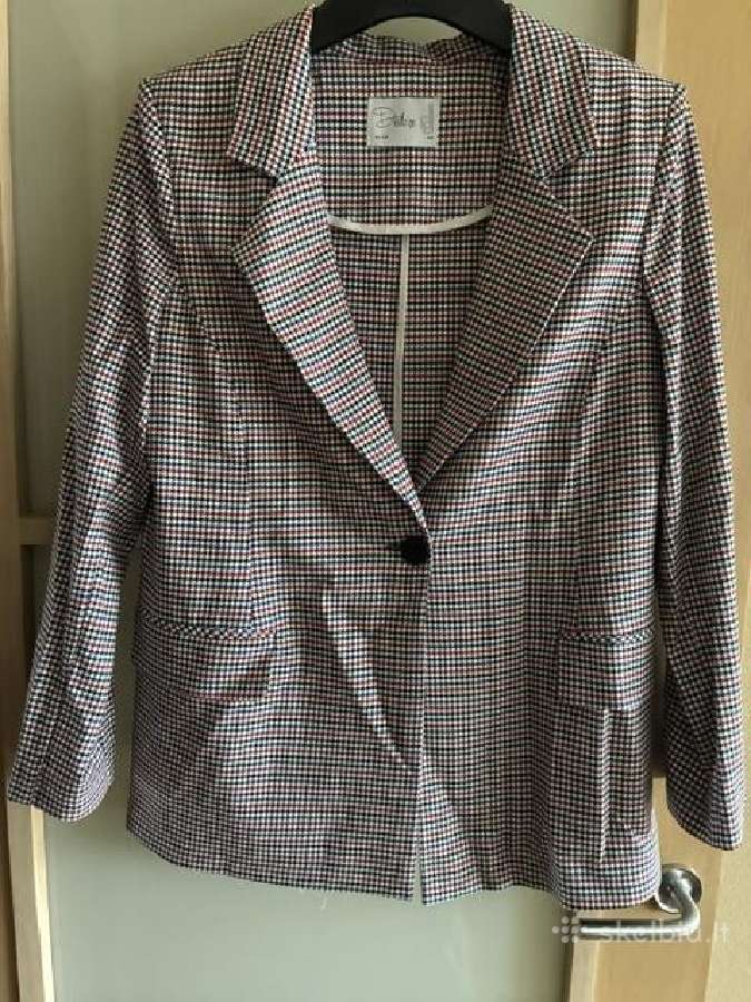 Elegantiškas komplektas: raštuotas švarkas ir Perz - nuotraukos Nr. 5
