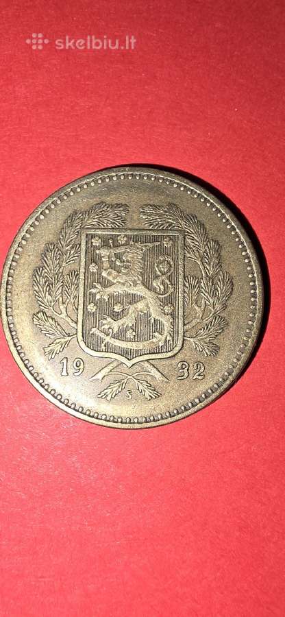 Suomija 10 markių 1932 - nuotraukos Nr. 2