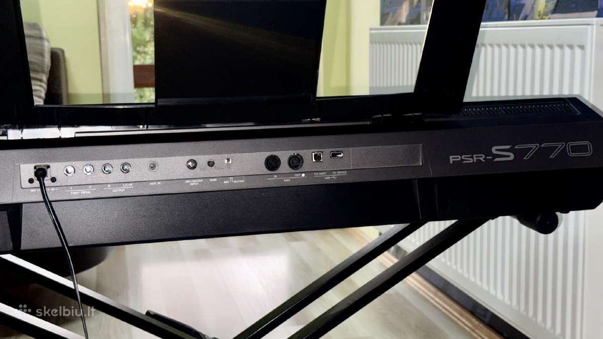 Yamaha Psr-s770 sintezatorius - nuotraukos Nr. 5