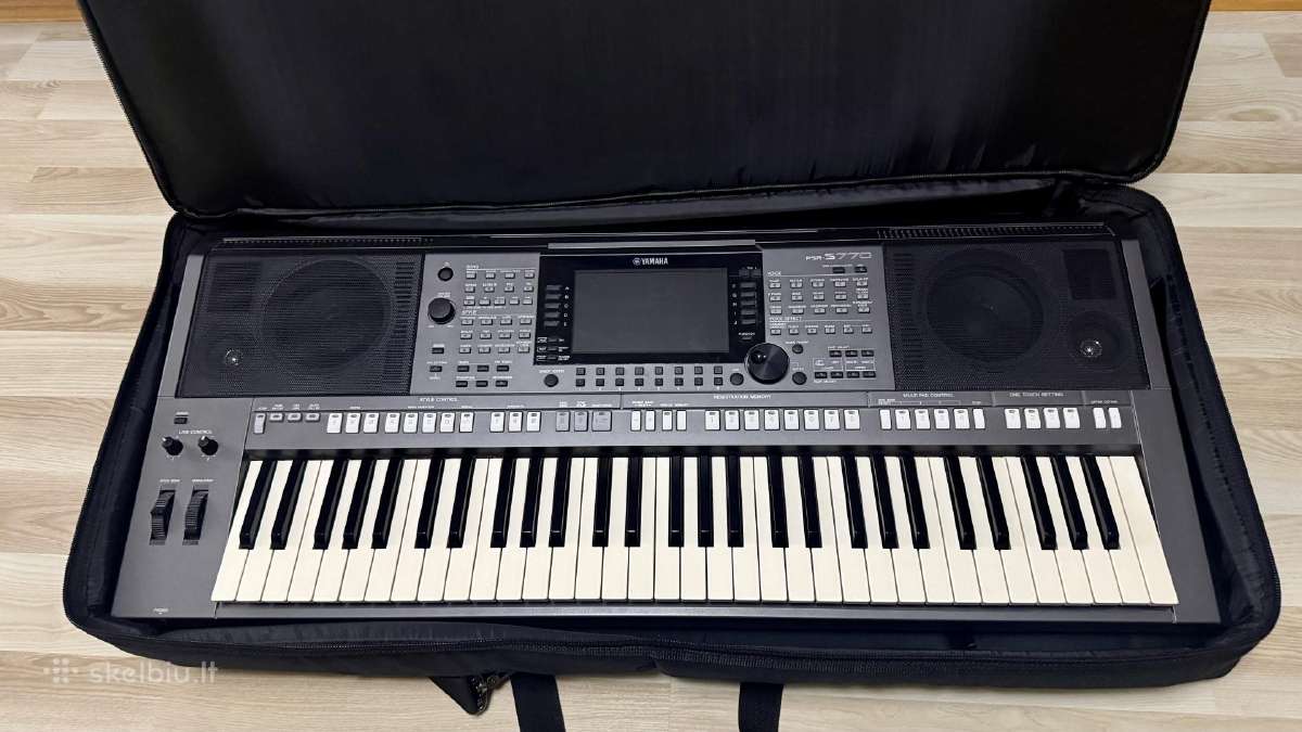 Yamaha Psr-s770 sintezatorius - nuotraukos Nr. 6