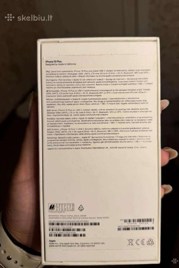 iPhone 15 plus 256gb - nuotraukos Nr. 2