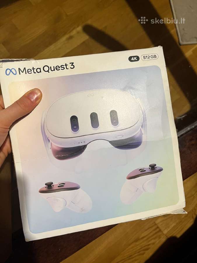 Meta quest 3, 512 GB 4k, garantija iki 2027.07.23 - nuotraukos Nr. 3