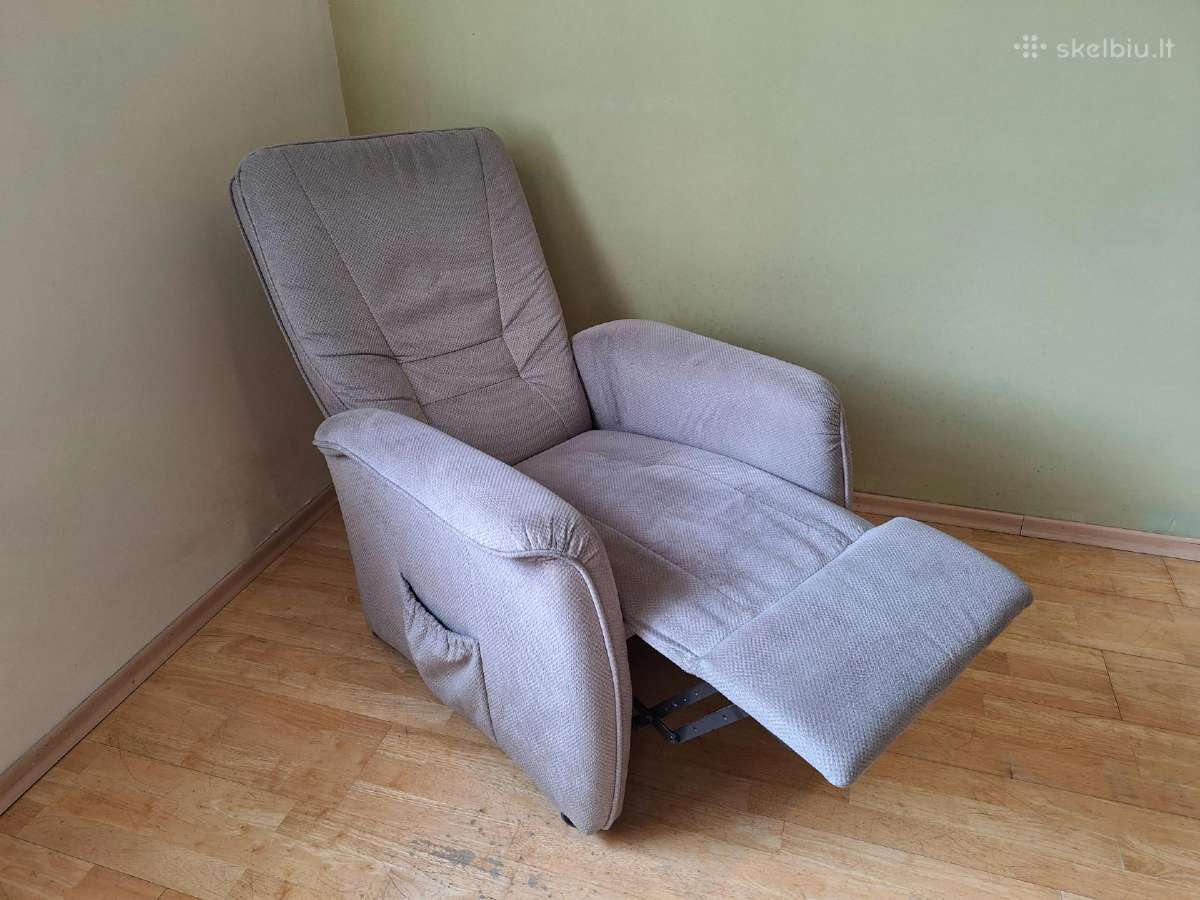 Kampinė sofa, išsidarantis fotelis ir stalas - nuotraukos Nr. 8