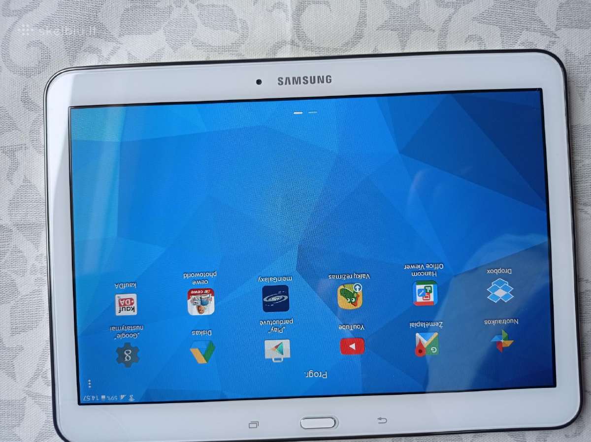 Samsung Tab 4 10.1 Lte idealios būklės - nuotraukos Nr. 7