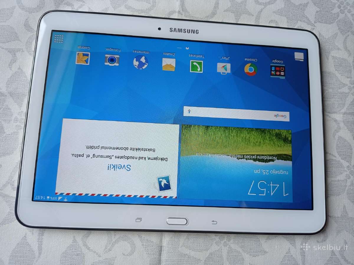 Samsung Tab 4 10.1 Lte idealios būklės - nuotraukos Nr. 8