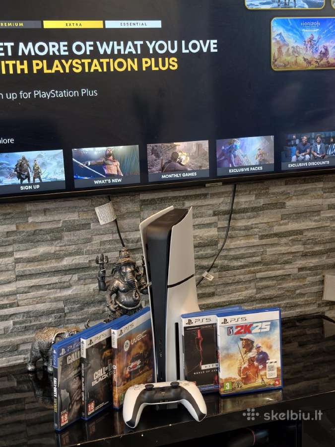 Ps5 slim disc - nuotraukos Nr. 2