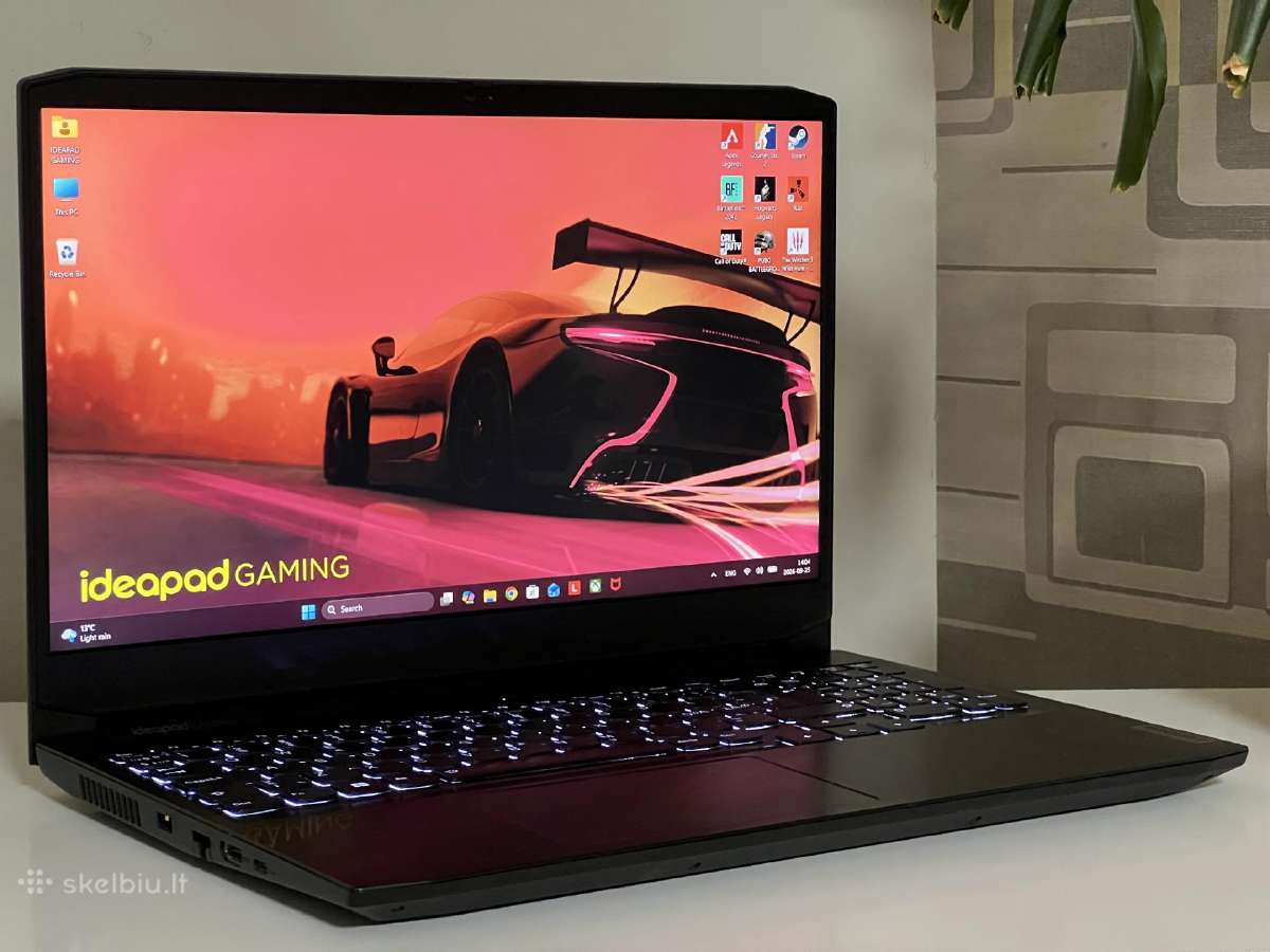 Parduodamas Ideapad su Gtx 1650, I5-11k, 120hz. - nuotraukos Nr. 2