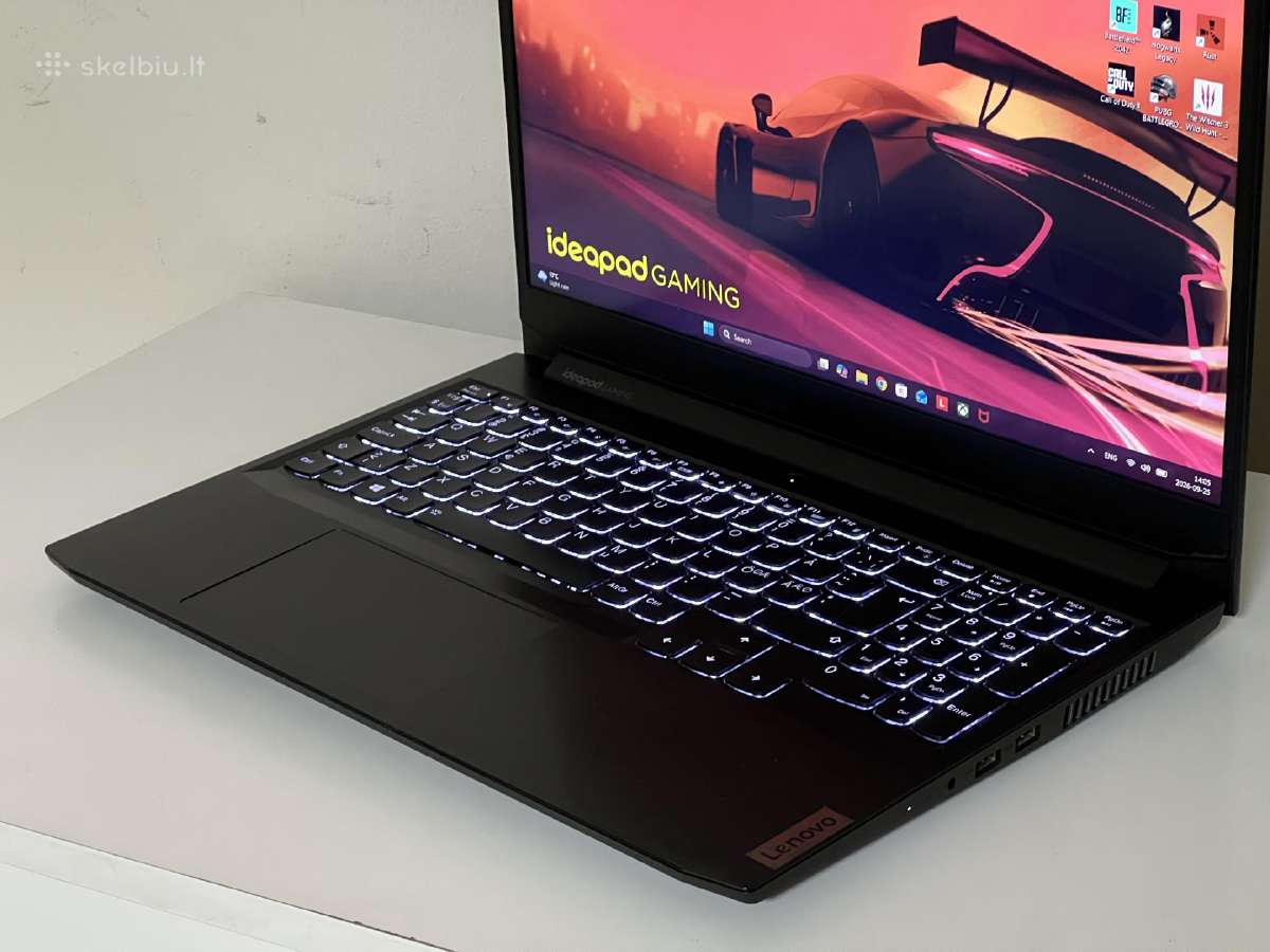 Parduodamas Ideapad su Gtx 1650, I5-11k, 120hz. - nuotraukos Nr. 4