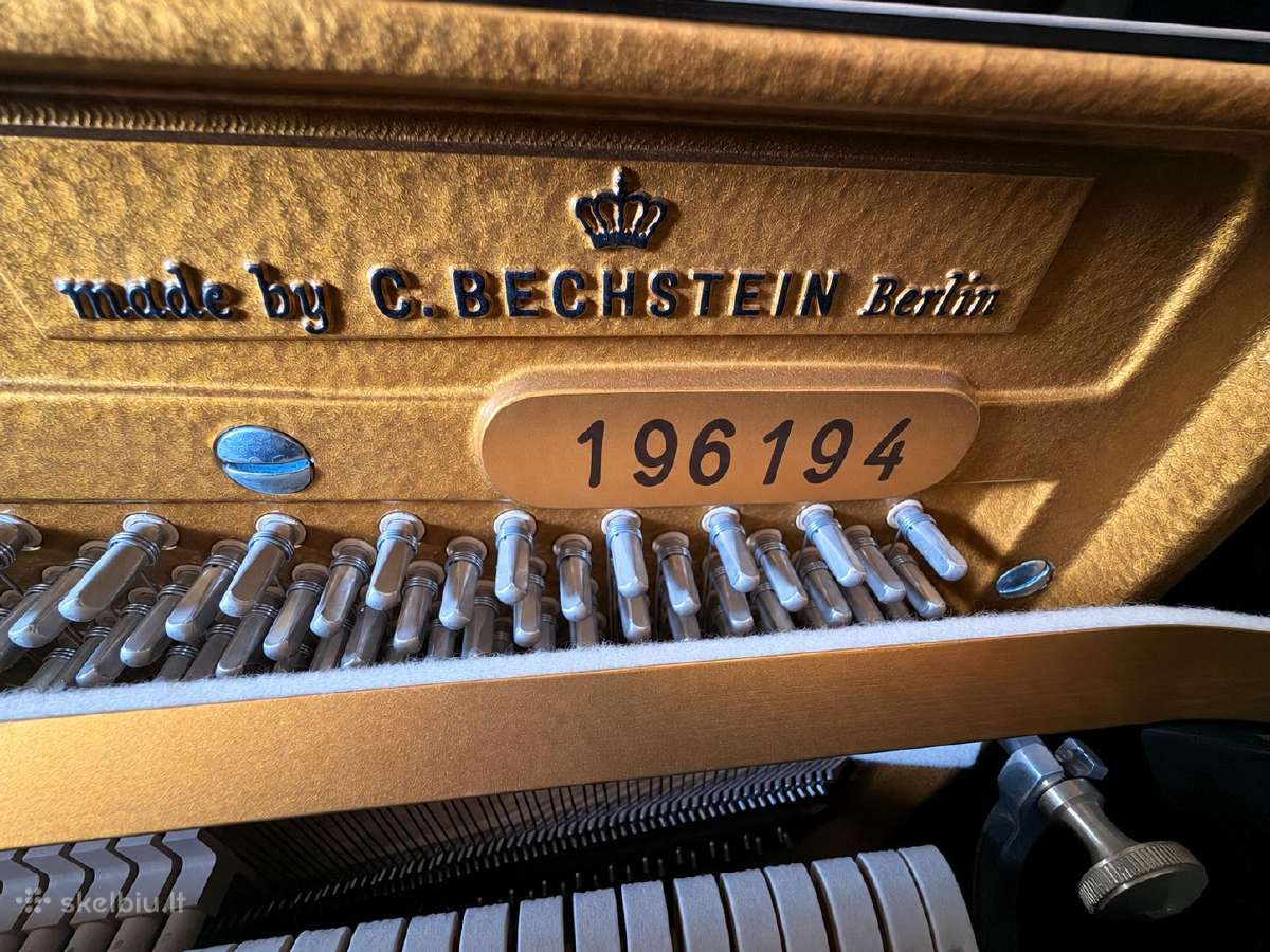 Aukščiausios klasės vokiškas pianinas C. Bechstein - nuotraukos Nr. 6