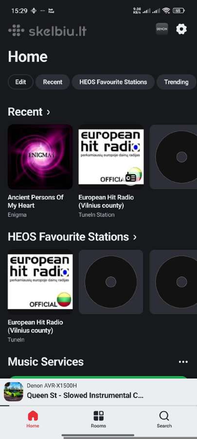 Denon avr x1500h Bt WiFi Atmos arc hires Spotify - nuotraukos Nr. 6