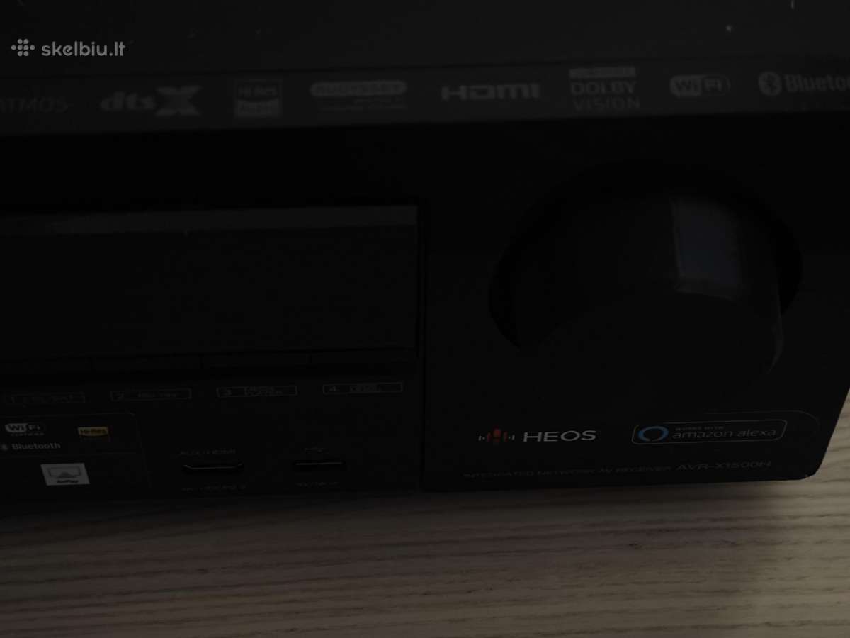 Denon avr x1500h Bt WiFi Atmos arc hires Spotify - nuotraukos Nr. 4