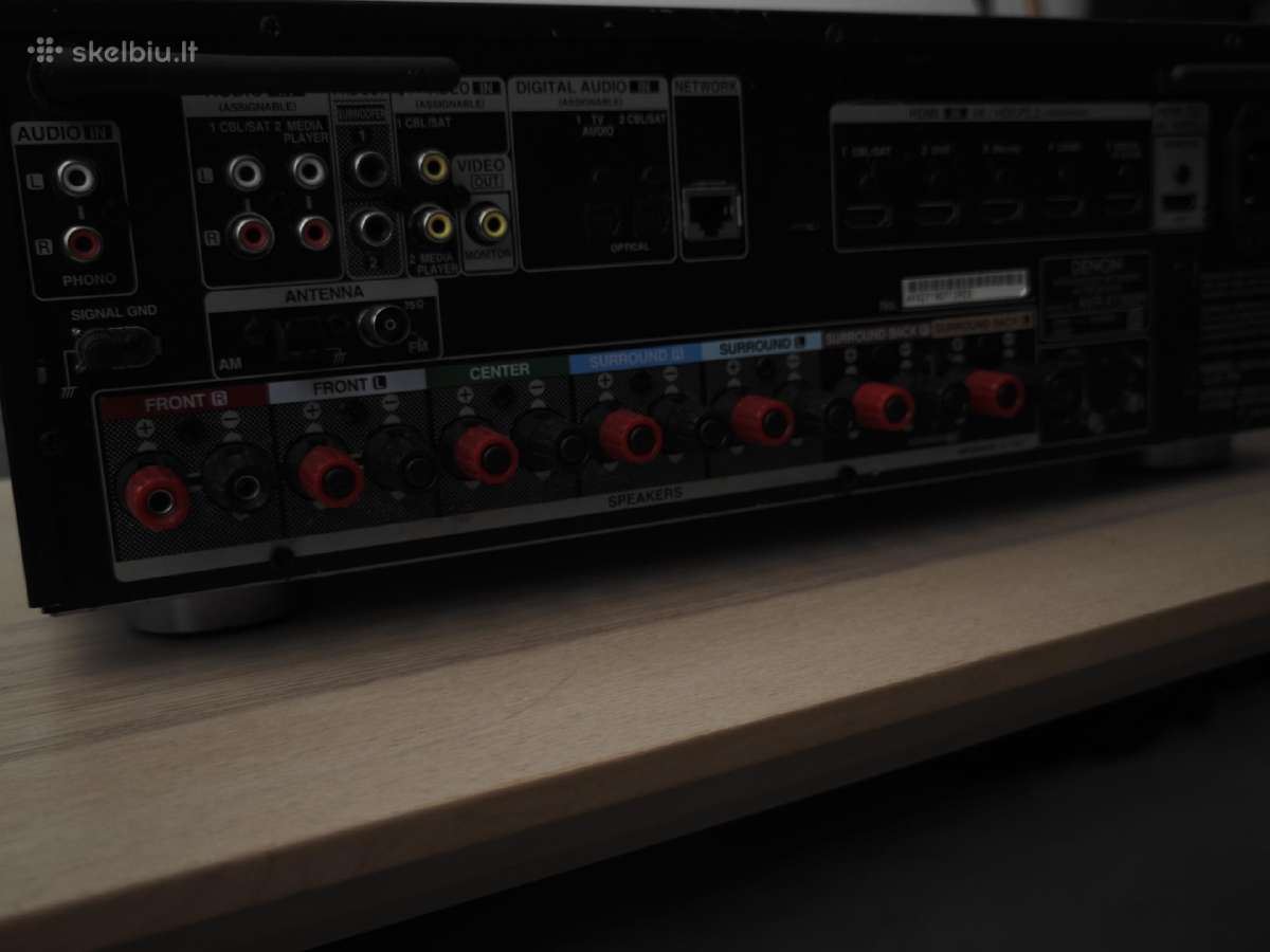 Denon avr x1500h Bt WiFi Atmos arc hires Spotify - nuotraukos Nr. 5