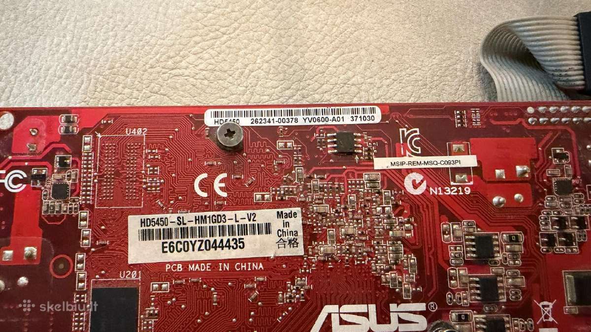 Asus Radeon HD 5450 1gb Ddr3 vaizdo plokštė - nuotraukos Nr. 3