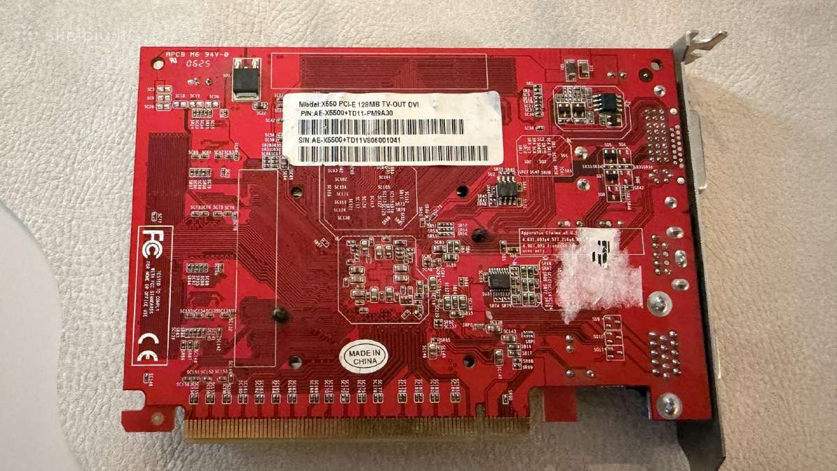 Palit Radeon X550 128mb Pci-e vaizdo plokštė - nuotraukos Nr. 2