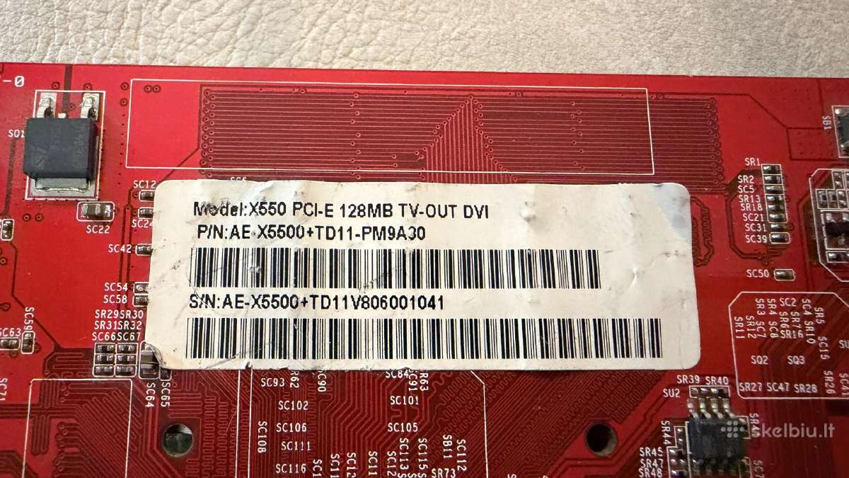 Palit Radeon X550 128mb Pci-e vaizdo plokštė - nuotraukos Nr. 3