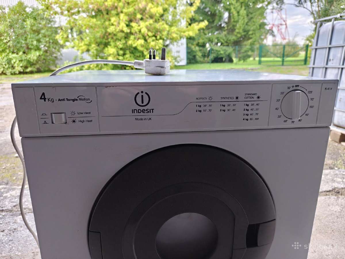 Indesit džiovyklė 4kg - nuotraukos Nr. 4
