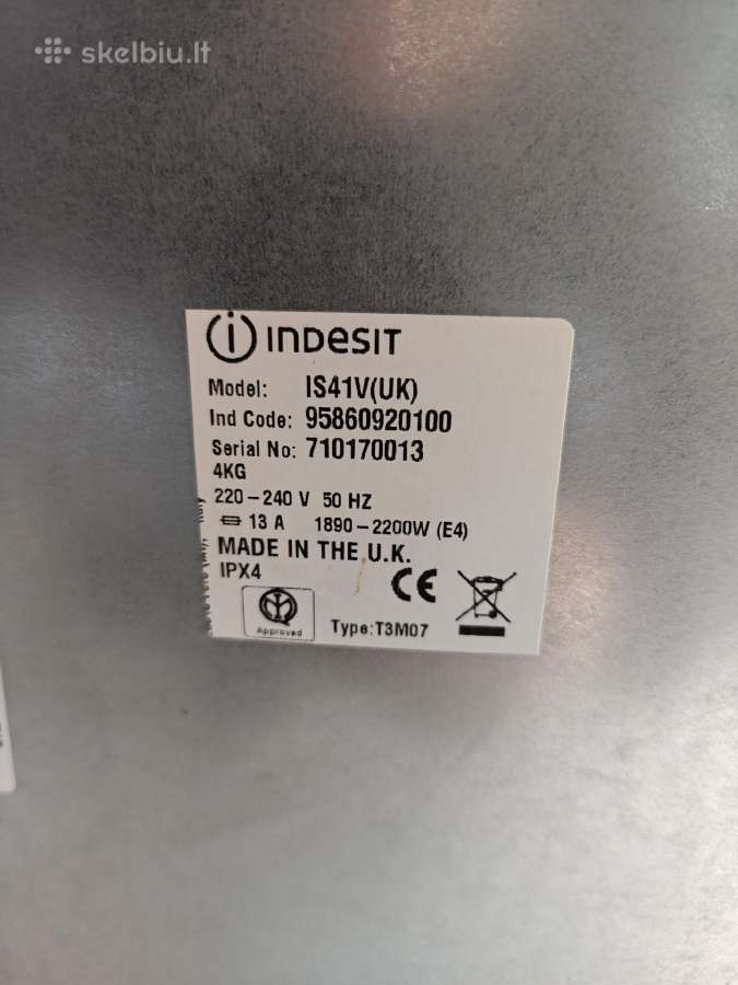 Indesit džiovyklė 4kg - nuotraukos Nr. 5
