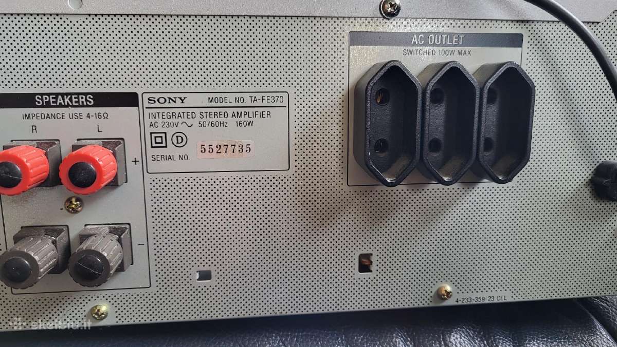 Stiprintuvas Sony Ta-fe370 - nuotraukos Nr. 2