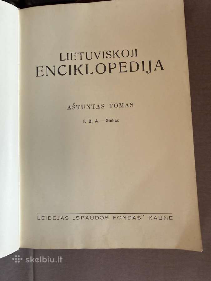 Pirmoji lietuviška enciklopedija - Pilna Kolekcija - nuotraukos Nr. 3