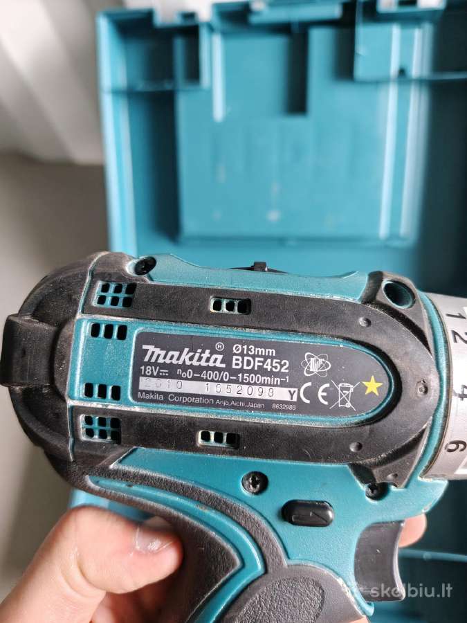 Makita Bdf452 suktukas - nuotraukos Nr. 2