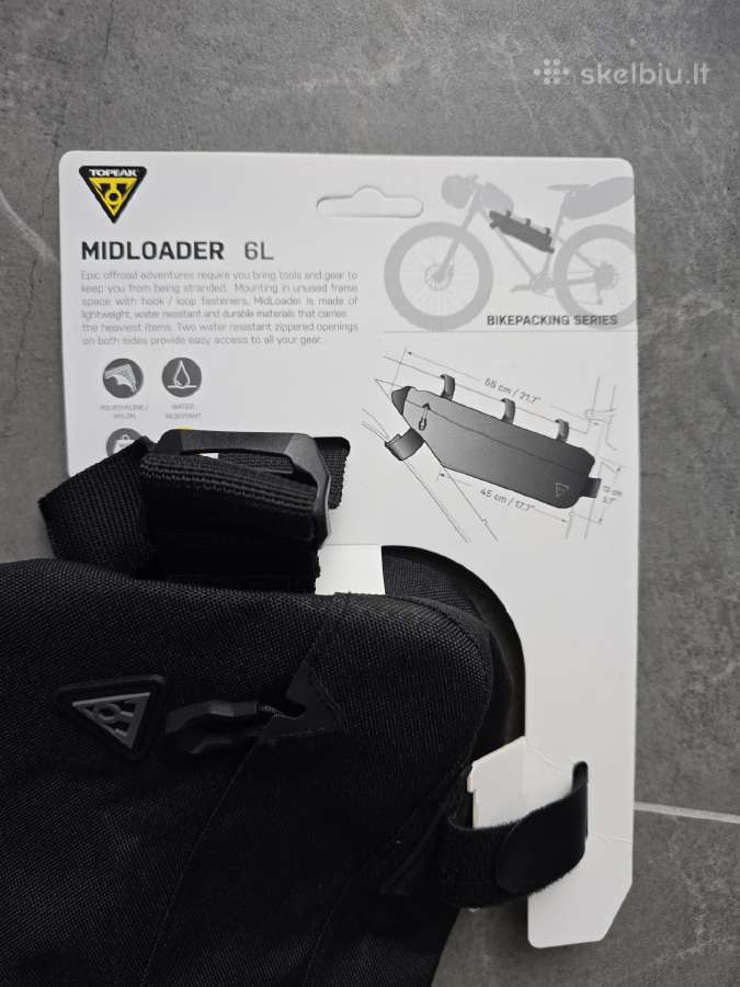 Topeak Midloader 6l rėmo krepšys - nuotraukos Nr. 3