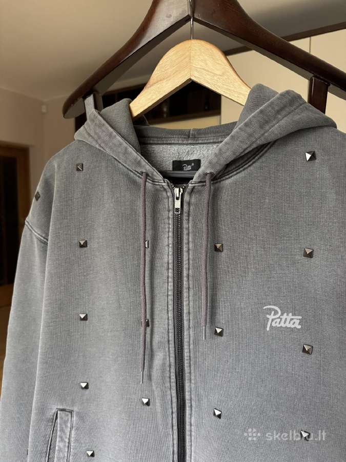 Patta Studded Washed Zip Up vyriškas džemperis - nuotraukos Nr. 2