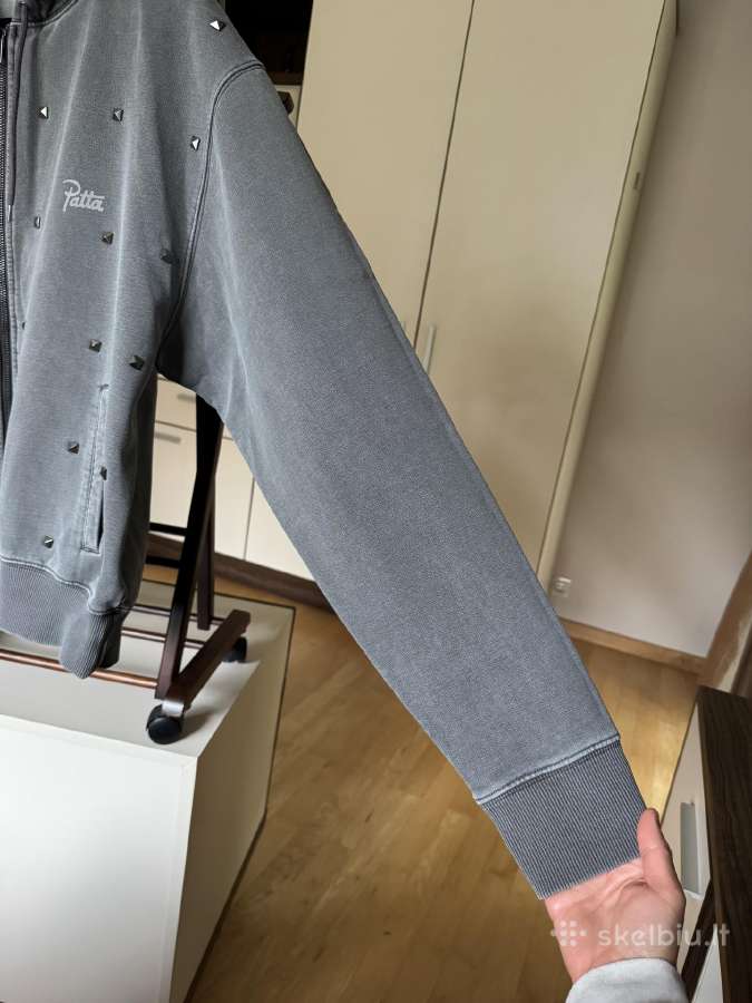 Patta Studded Washed Zip Up vyriškas džemperis - nuotraukos Nr. 8