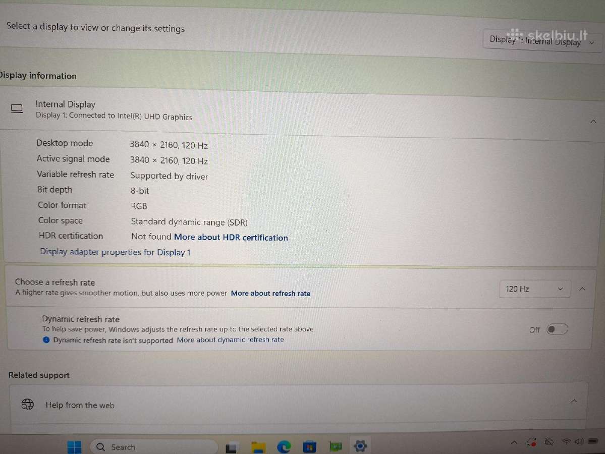 Precision 17.3 4k i9-12950hx 128gb RAM Ddr5 A4500 - nuotraukos Nr. 7