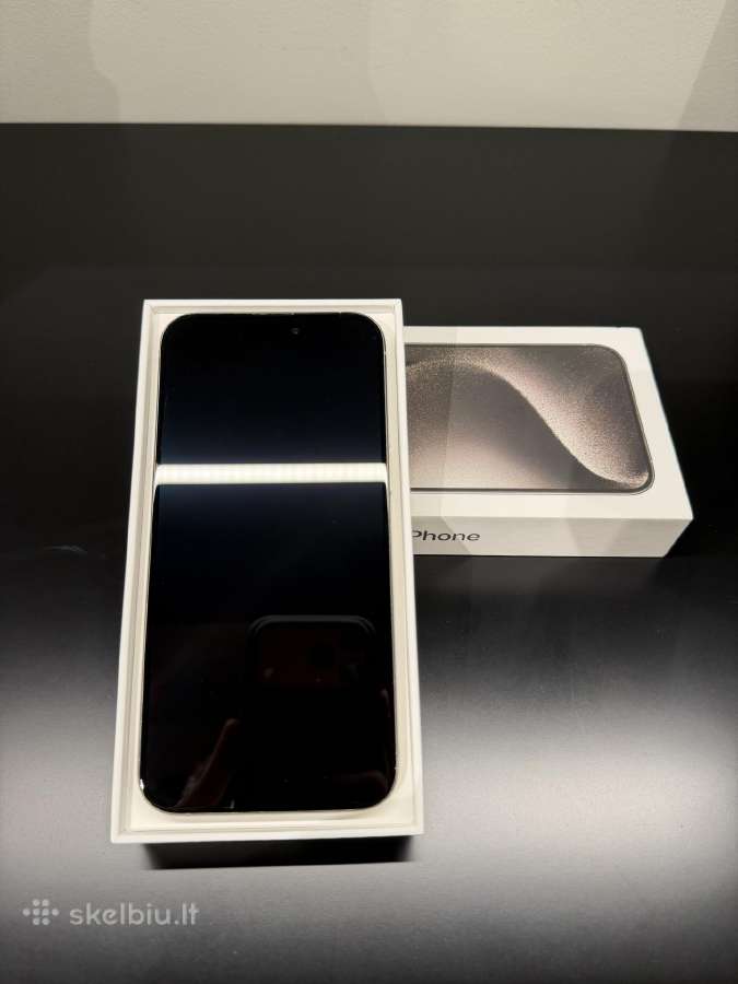 iPhone 15 Pro Max 256 GB–puikios būklės+3 dėklai - nuotraukos Nr. 2