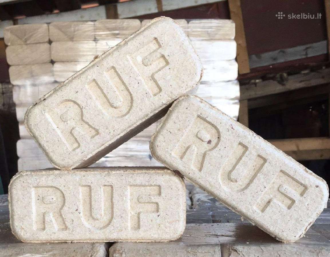 Durpių briketai,pjuvenu briketai granules, - nuotraukos Nr. 5