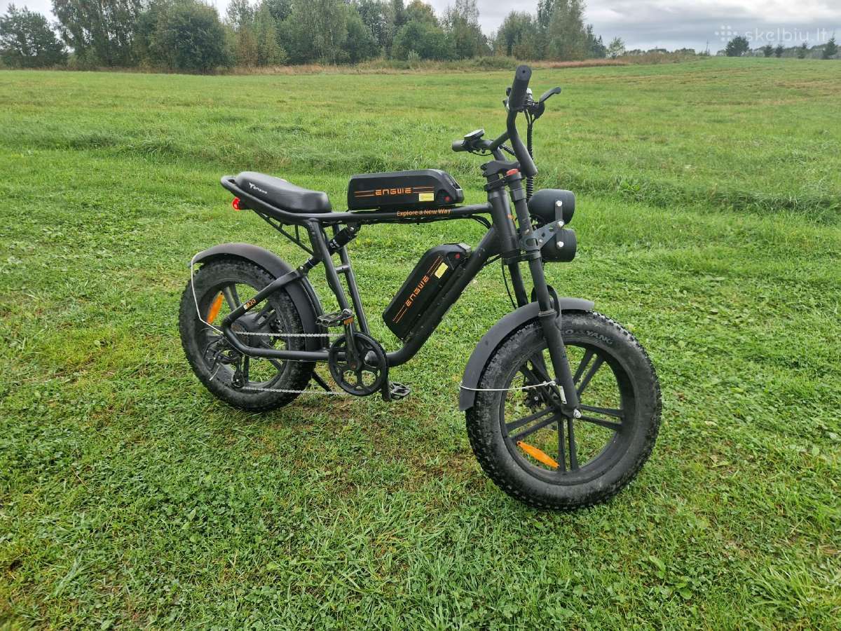 Engwe M20 su dviguba baterija beribiams nuotykiams - nuotraukos Nr. 3