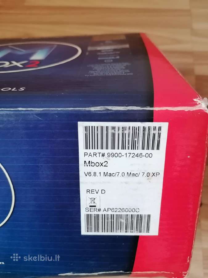 M-audio Mbox 2 Usb garso korta / audio interface - nuotraukos Nr. 2