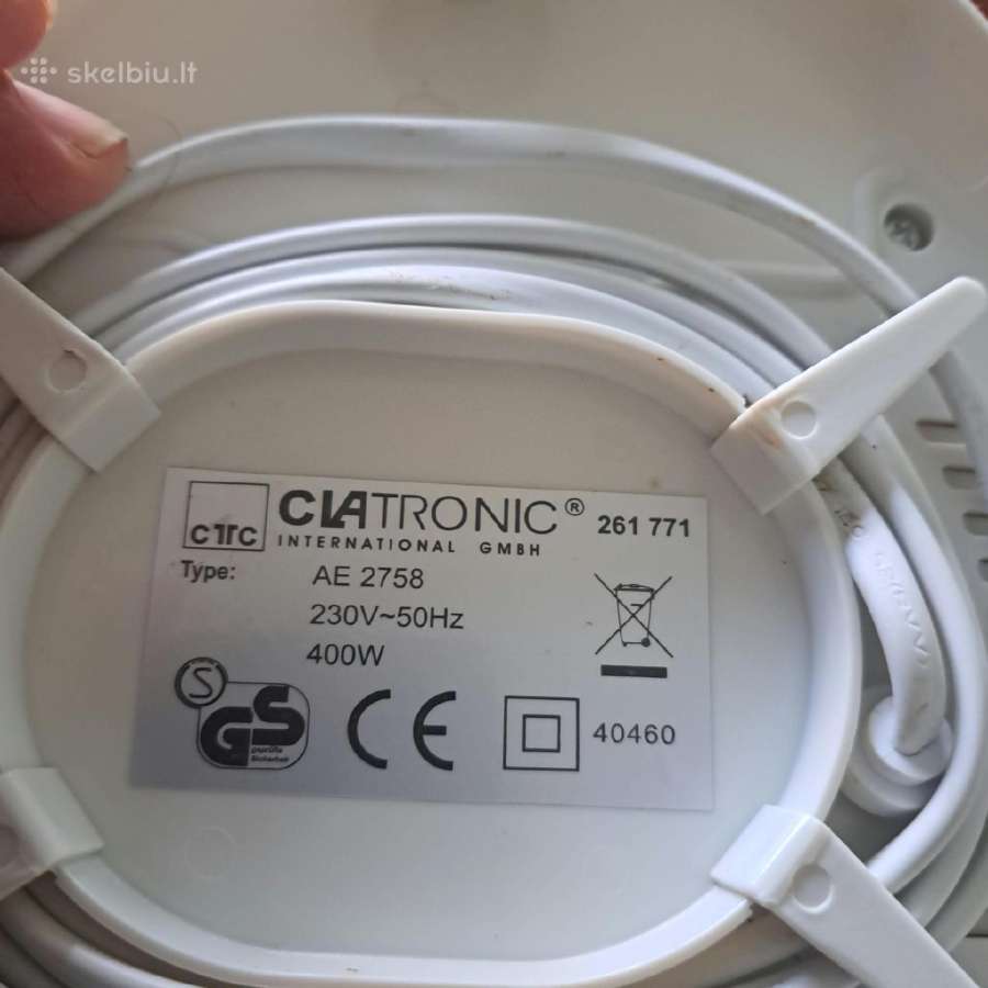 Sulčiaspaudė Clatronic Ae 2758 - 400w - nuotraukos Nr. 3