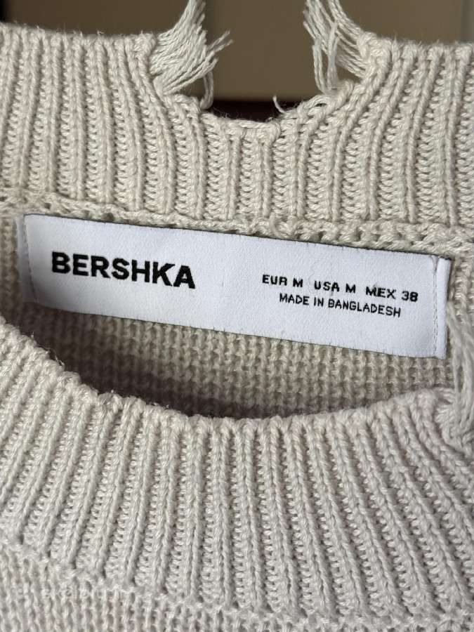Bershka vyriškas plėšytas megztinis - nuotraukos Nr. 6