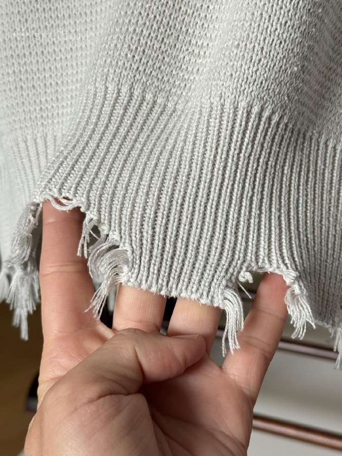 Bershka vyriškas plėšytas megztinis - nuotraukos Nr. 8