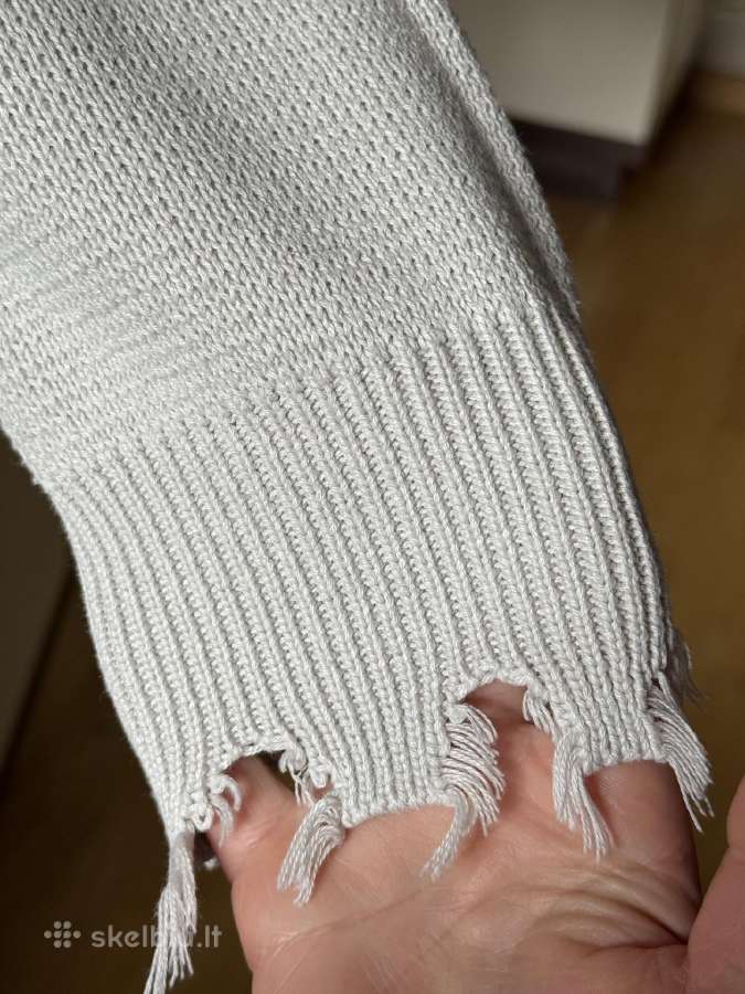 Bershka vyriškas plėšytas megztinis - nuotraukos Nr. 11