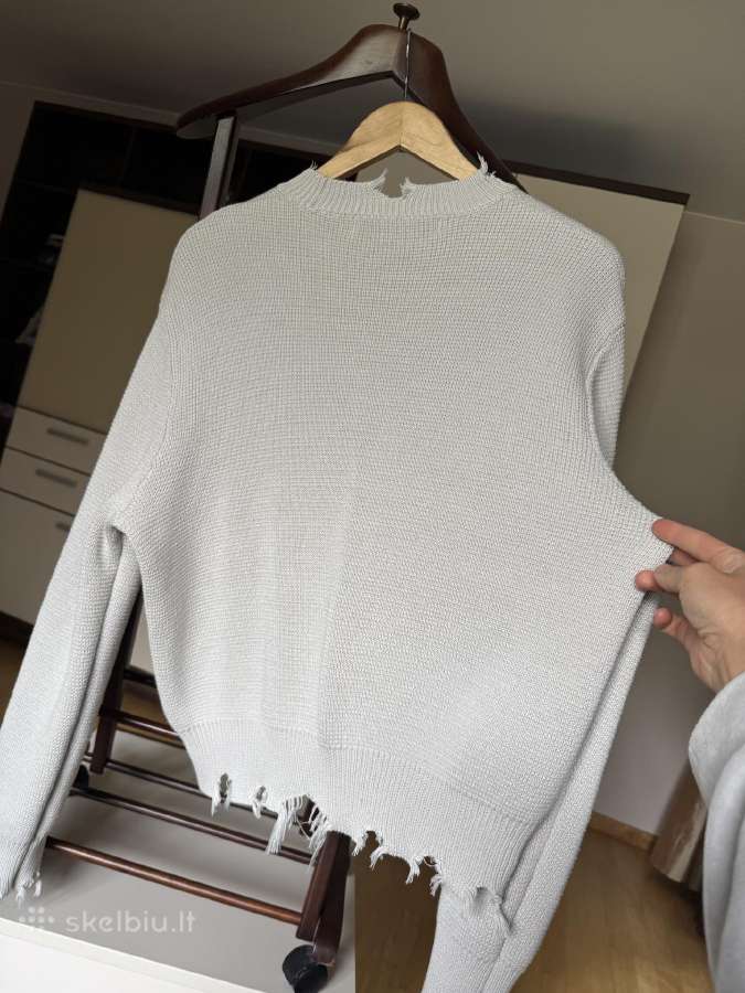 Bershka vyriškas plėšytas megztinis - nuotraukos Nr. 14