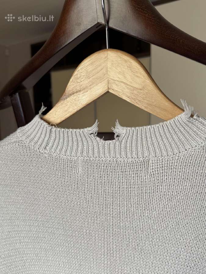 Bershka vyriškas plėšytas megztinis - nuotraukos Nr. 16