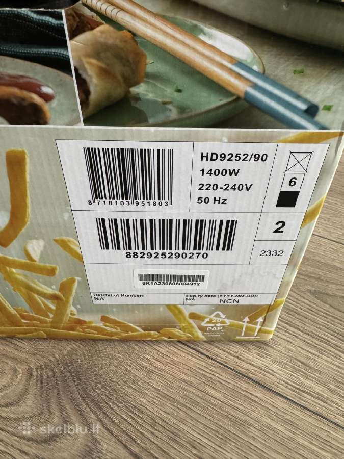 Karšto oro gruzdintuvė Philips Hd9252/90 - nuotraukos Nr. 3
