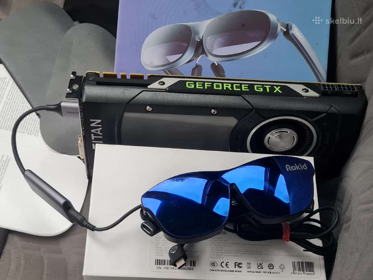 Gtx1080ti 11gb Gtx Titan 12gb su Rokid Max cinema - nuotraukos Nr. 2