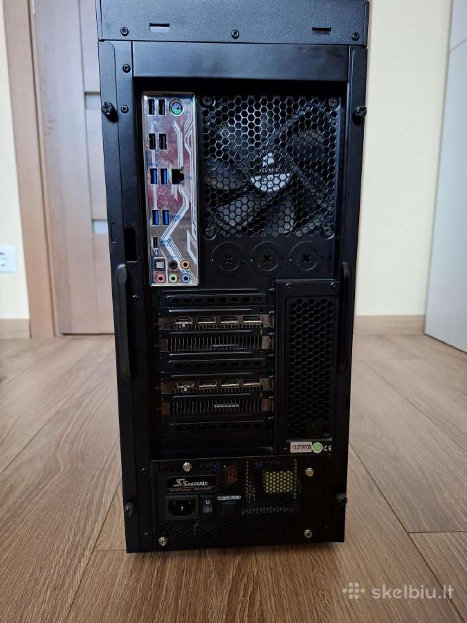 X99 Ai Work Gaming Rig 20c/40t 32g dual Rx480 8g - nuotraukos Nr. 4