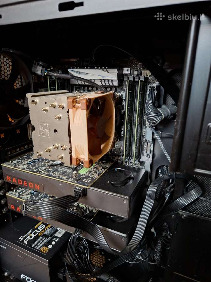 X99 Ai Work Gaming Rig 20c/40t 32g dual Rx480 8g - nuotraukos Nr. 10