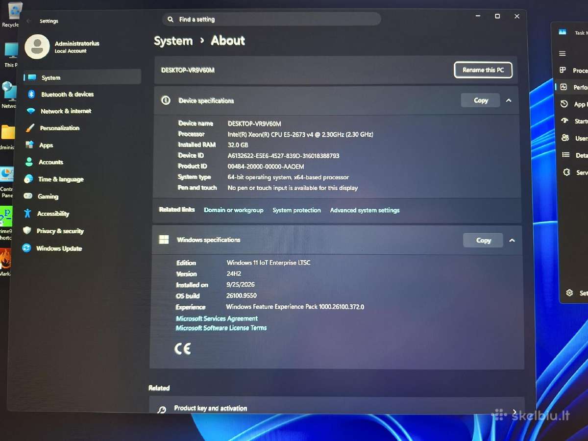 X99 Ai Work Gaming Rig 20c/40t 32g dual Rx480 8g - nuotraukos Nr. 12