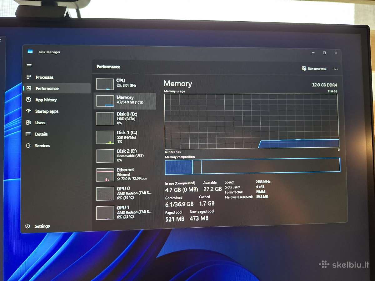 X99 Ai Work Gaming Rig 20c/40t 32g dual Rx480 8g - nuotraukos Nr. 13