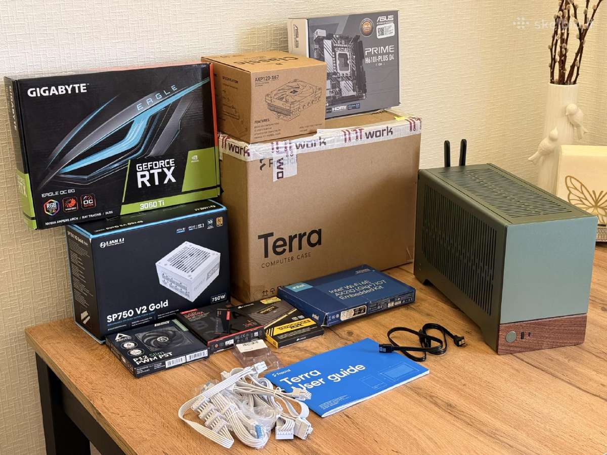 Fractal Terra, rtx 3060 ti, i5-14400f, 32gb RAM - nuotraukos Nr. 2