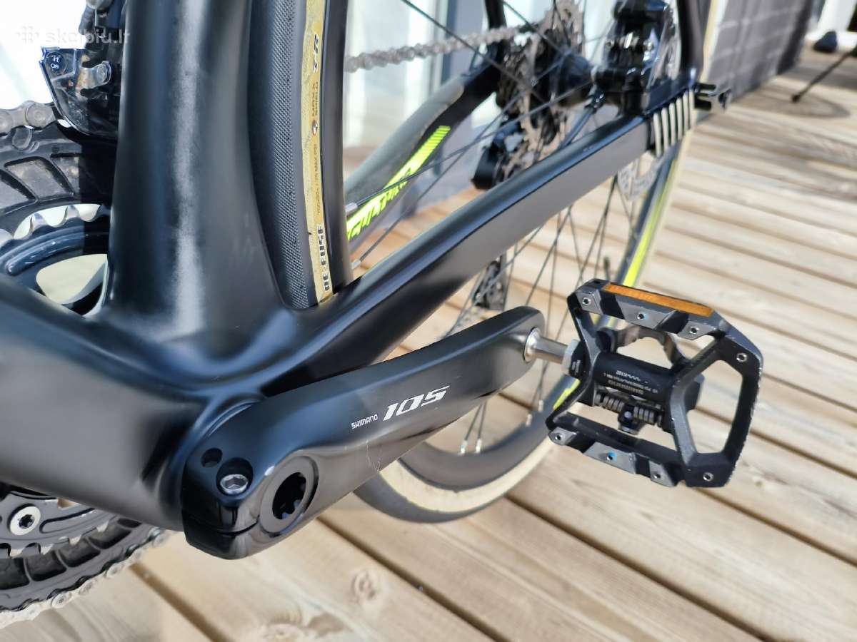 Merida Carbon, M/l dydis, Shimano 105grupe. - nuotraukos Nr. 6