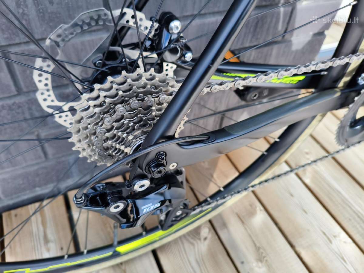 Merida Carbon, M/l dydis, Shimano 105grupe. - nuotraukos Nr. 14