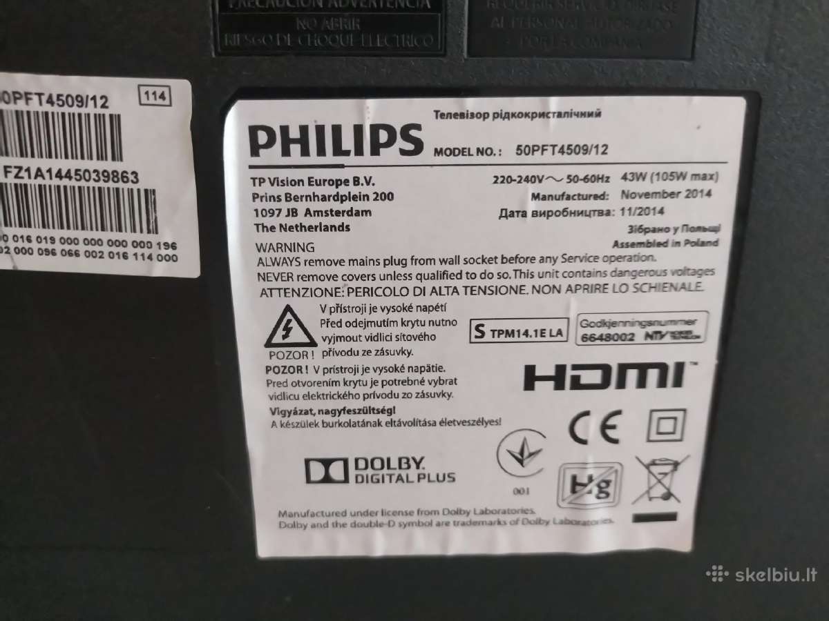 Philips Smart televizorius 50 coliu - nuotraukos Nr. 13