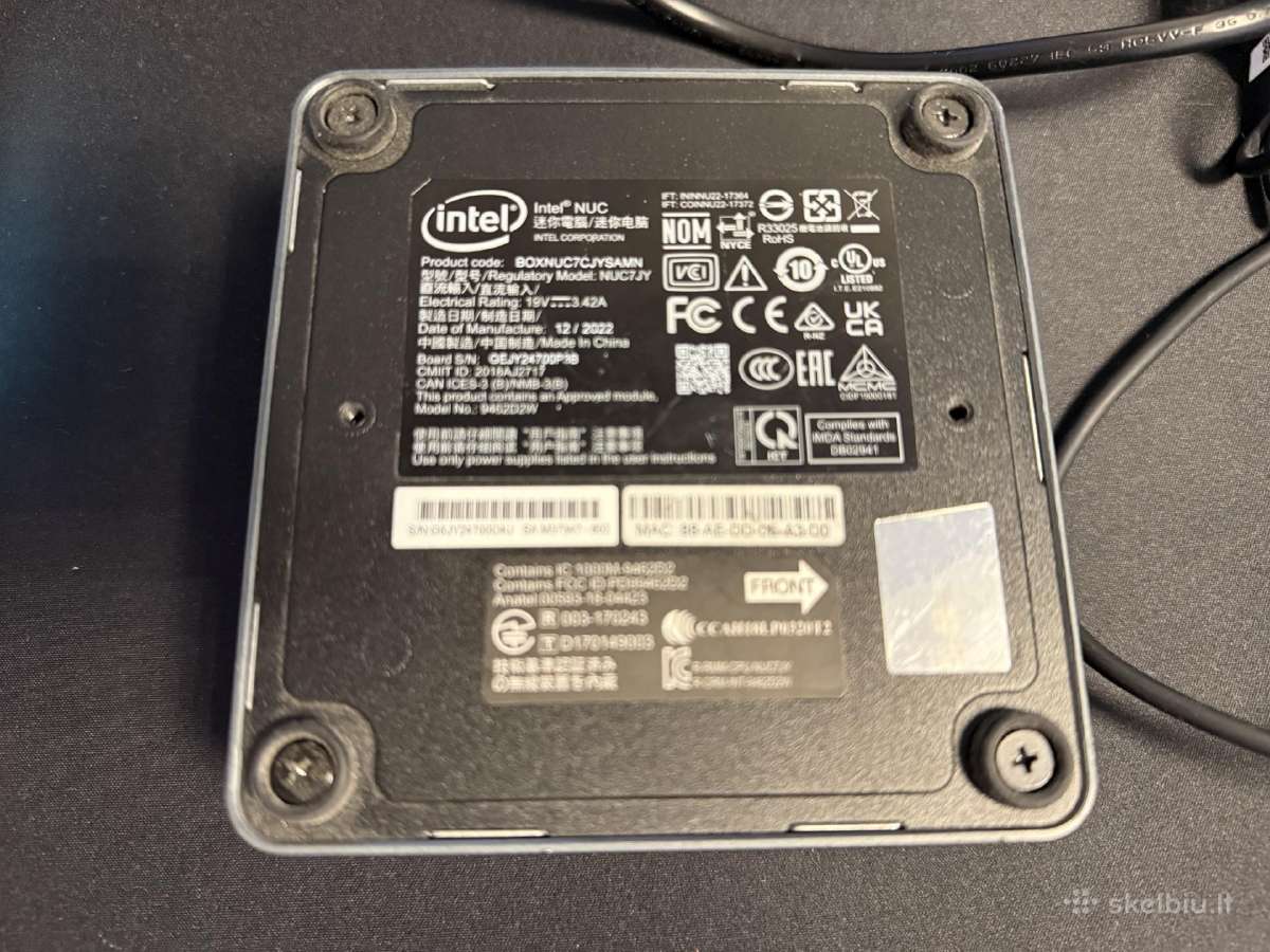 Intel Nuc mini pc - nuotraukos Nr. 8
